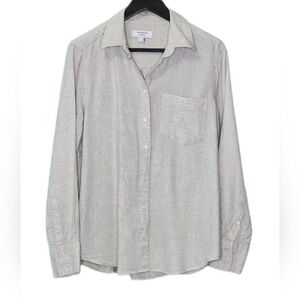 Banana Republic Tan Casual Button Down Shirt, Small
